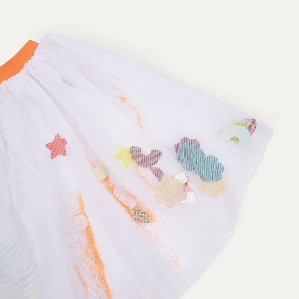 Meri Meri White Confetti Dress Up Tutu & Headband - Picture 3 of 10